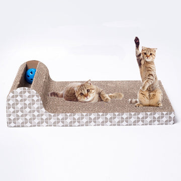 Cat Kitten Corrugated cat Scratch Board Pad Scratcher Bed Mat Claws Care Interactive Toy For Pet Training Cat toys