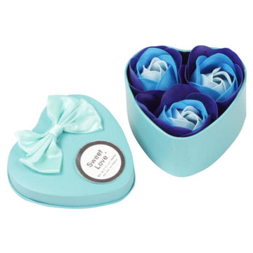 1 Metal Box 3PCS Heart Scented Bath Body Petal