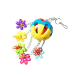 1 Set Colorful Pet Parrot Hanging Toy Mix Color