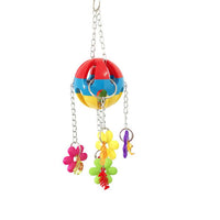 1 Set Colorful Pet Parrot Hanging Toy Mix Color