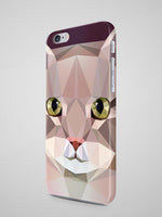 Geometric Cat iPhone X Case Samsung Galaxy Note 8