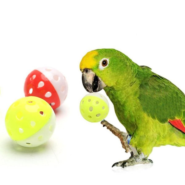 Pet Bird Toys Parrot Toys Hollow Ball With Bells