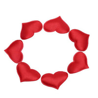 200/400PCS Fabric Heart Wedding Decor Flower Petal