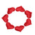 200/400PCS Fabric Heart Wedding Decor Flower Petal