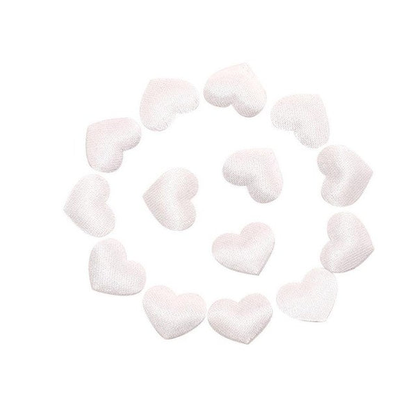 200/400PCS Fabric Heart Wedding Decor Flower Petal