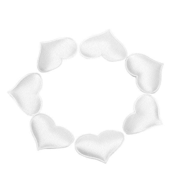 200/400PCS Fabric Heart Wedding Decor Flower Petal