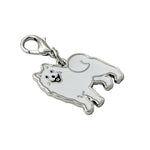 2016 Samoyed Dog Tag Pet doggy ID Enamel