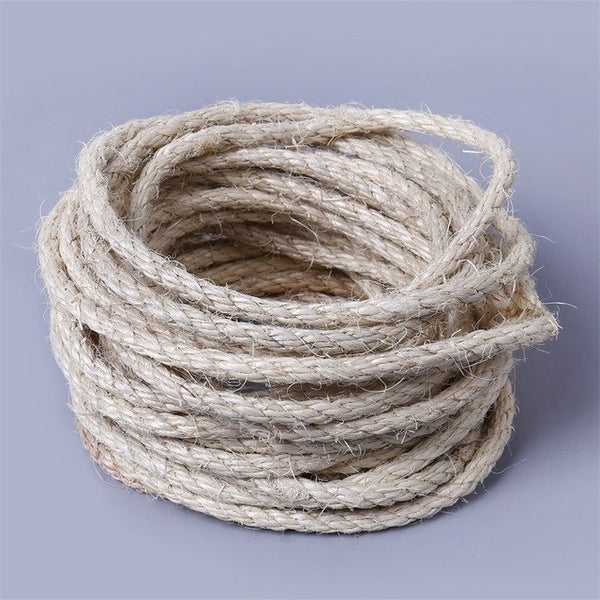 5M Natural Sisal Ropes of 4/6/8mm Diameter for
