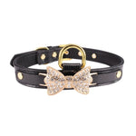 Accessori Cani Animali Pearl Diamante Bow Pet