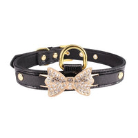Accessori Cani Animali Pearl Diamante Bow Pet