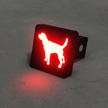 Beagle Silhouette LED Brake Hitch Cover