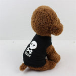 Black Cool KILLER Print Pet Cat dog Vest Shirt