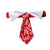Christmas Pet Tie Dog Accessories Candy Print Bow