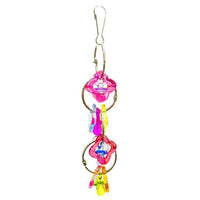 Colorful Pet Parrot Swing Bite Toy Non Toxic