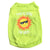 Cute Emoji Sun Pet Dog Clothes Shirt Sleeveless