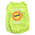 Cute Emoji Sun Pet Dog Clothes Shirt Sleeveless