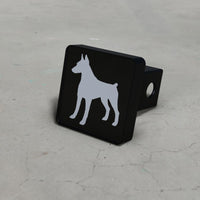 Doberman Pinschers Silhouette LED Hitch Cover