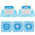 Dog Automatic Square Drinker Mat Green Food Grade