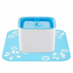 Dog Automatic Square Drinker Mat Green Food Grade