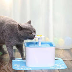 Dog Automatic Square Drinker Mat Green Food Grade