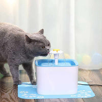 Dog Automatic Square Drinker Mat Green Food Grade