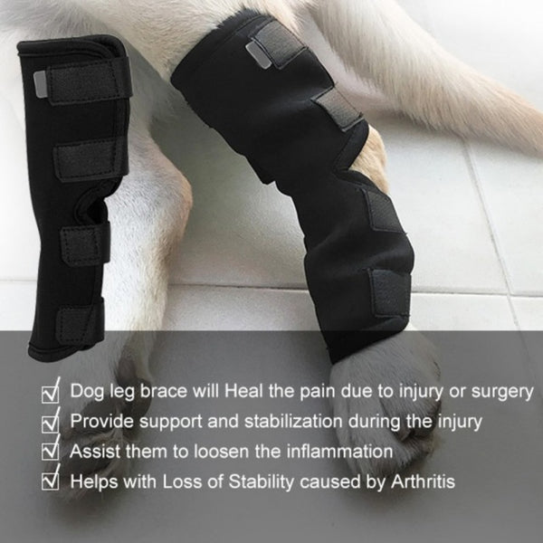 Dogs Injured Leg Protector Legguards Bandages