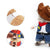 Funny Pet Cat Dog Cowboy / Doctor / Nurse Standing