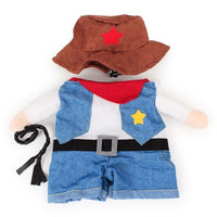 Funny Pet Cat Dog Cowboy / Doctor / Nurse Standing