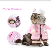Funny Pet Cat Dog Cowboy / Doctor / Nurse Standing