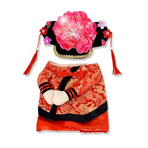 Funny Pet Emperor Qianlong Cosplay Clothes For