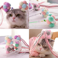 Cat Colorful Catcher Toy Wand Charmer
