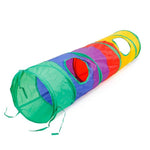 Long 115CM Pet Cat Play Tunnel Toy with Hanging