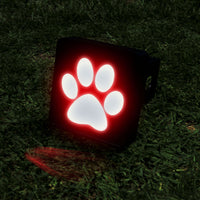 Paw Print LED Hitch Cover - Brake Light