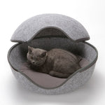 Pet Bed Cat Felt Beds Mats Sleeping Bag Zipper Fun