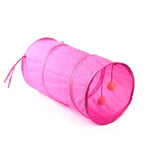 Pet Cat Tunnel Play Toys Crinkle With Ring Bell