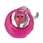 Pet Cat Tunnel Play Toys Crinkle With Ring Bell