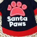 Small Puppy pet Christmas Hoodie clothes Xmas