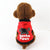Small Puppy pet Christmas Hoodie clothes Xmas