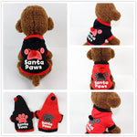 Small Puppy pet Christmas Hoodie clothes Xmas
