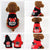 Small Puppy pet Christmas Hoodie clothes Xmas