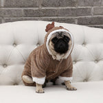 Winter Warm Elk Turned Four Legs Clothes for Dog