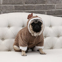 Winter Warm Elk Turned Four Legs Clothes for Dog