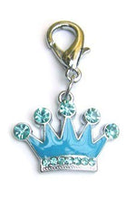 Crown Crystal & Enamel Pet Dog Cat Charms