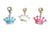 Crown Crystal & Enamel Pet Dog Cat Charms
