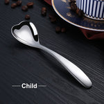 Heart-Shaped Cafe Spoons