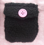 Pet Avenue Pink & Black Herringbone Dog Coats