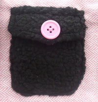 Pet Avenue Pink & Black Herringbone Dog Coats