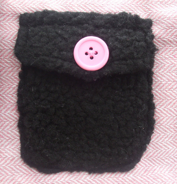Pet Avenue Pink & Black Herringbone Dog Coats