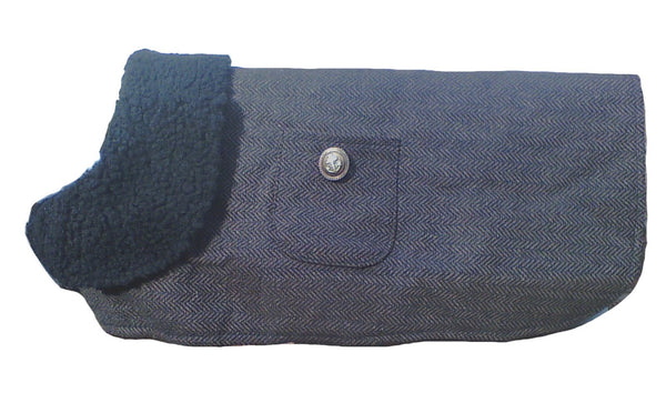 Pet Avenue Brown Herringbone Dog Coats