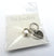 Filigree Heart & Bell Cat Collar Charm